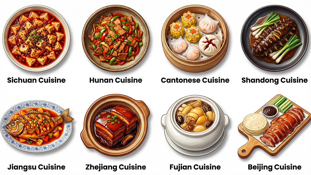Every Chinese Cuisine Explained In 7 Minutes