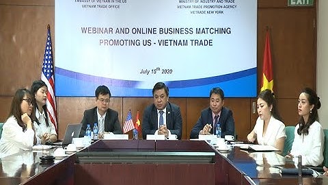 Kết nối giao thương trực tuyến doanh nghiệp Việt Nam - Hoa Kỳ