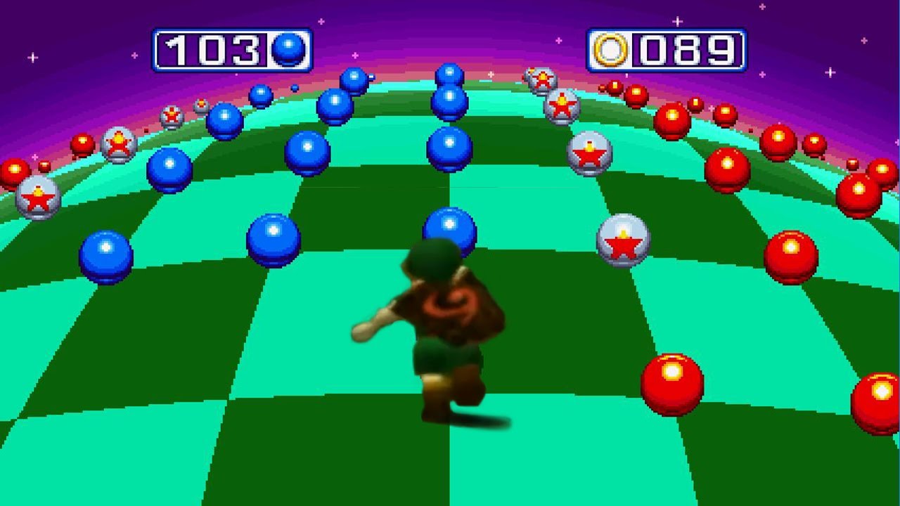 OOT Hryule Field Theme but link has to collect Blue Spheres to get to the other side!
