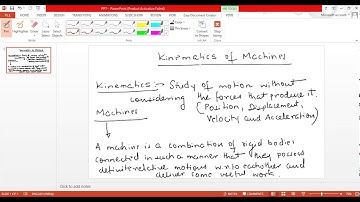 Introduction to kinematics of machines, Mechanism and Machine