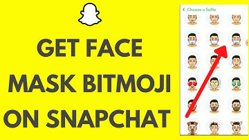 How To Get Face Mask Bitmoji On Snapchat (2021)