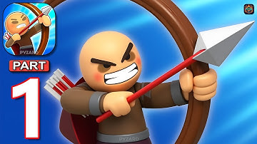 Archer Shooter 3D - Gameplay Walkthrough Part 1 - Stickman Archer Shooter King (Android, iOS)