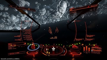 PvP Miner Federal Gunship, Be careful who you ram (Elite Dangerous)