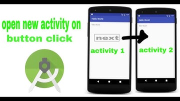 open new activity on button  click android studio