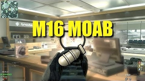 MW3 - M16 MOAB on Terminal