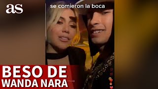 WANDA NARA y su BESO con el cantante ARGENTINO LGANTE | AS Resimi