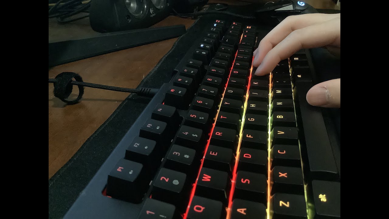 osu!mania || New keyboard! Razer Blackwidow TE v2 sound and feel ...