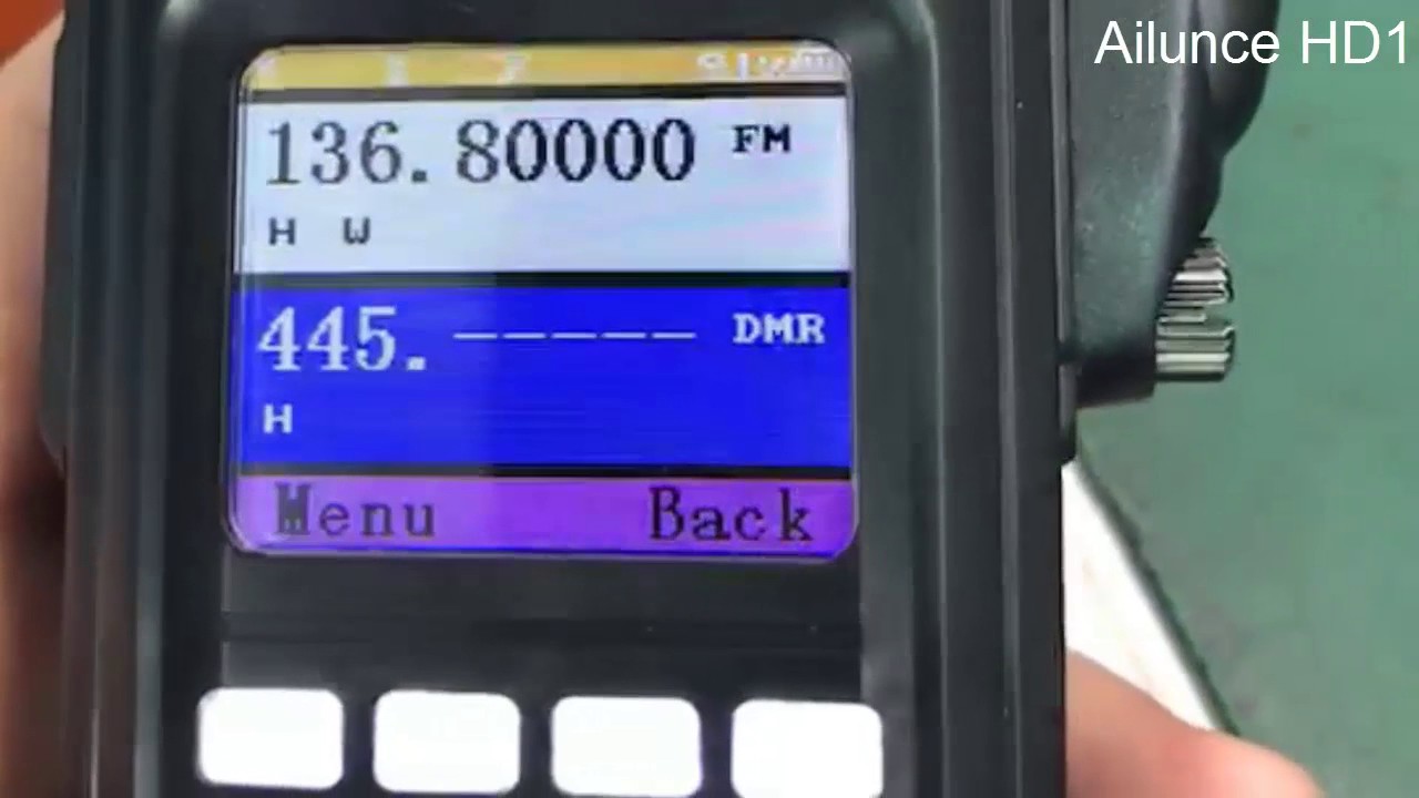 Ailunce HD1 Direct input frequency via keypad YouTube