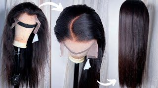 HOW TO PLUCK &amp; STYLE YOUR FRONTAL WIG FT. ENLBEAUTYHAIR