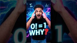 Why isn't 0! equal to 0? Here's the real reason! 🤯 It's not a mistake—it's mathematics! #maths