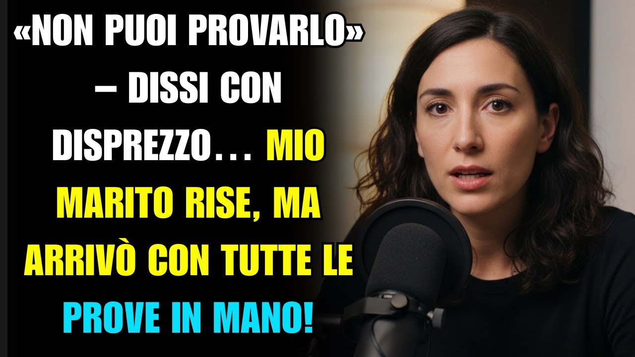 «Non puoi provarlo», dissi con disprezzo… Mio marito rise, ma poi è entrato con le prove in mano!