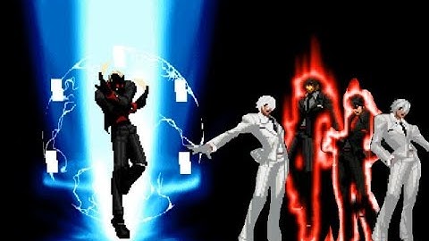 KOF MUGEN Dark Oswald VS Kulou, Ghost, Final Rozwel S.k, Real Ghost QS