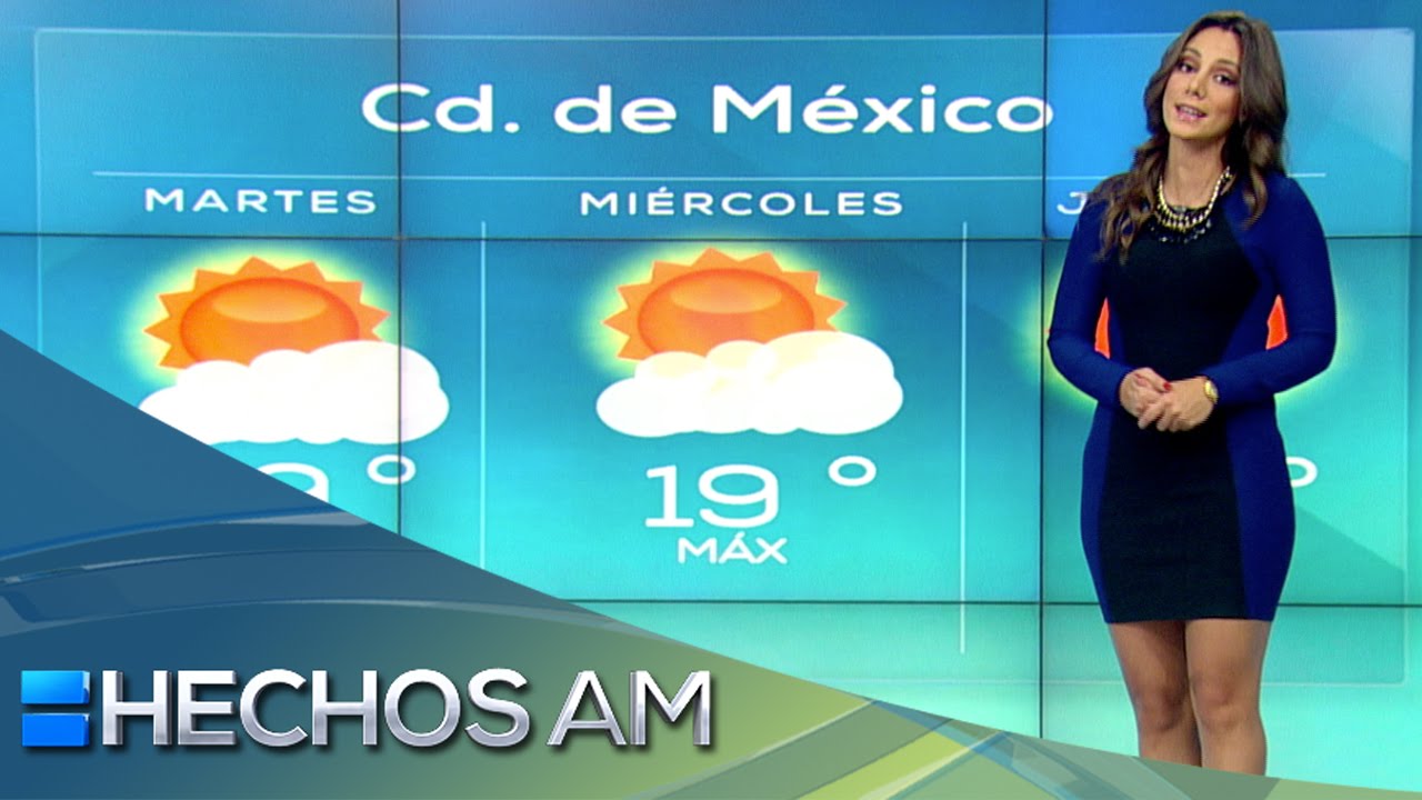 Pronóstico del tiempo con Vaitiare Mateos (3) | Martes 5 de enero 2016