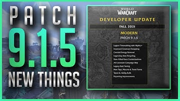 PATCH 9.1.5 List of Changes: Covenant Swaps, Legendary Recycling, Legion M+ Timewalking & More