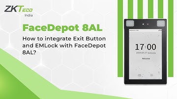 How to integrate Exit Button and EMLock with FaceDepot 8AL?