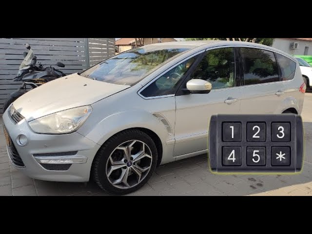 How to release a stuck parking brake on Ford S-Max / Galaxy 