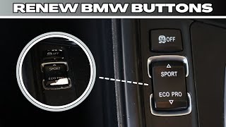 How to Remove & Replace BMW F-Chassis Center Console Sport Mode, Traction Control & PDC Buttons