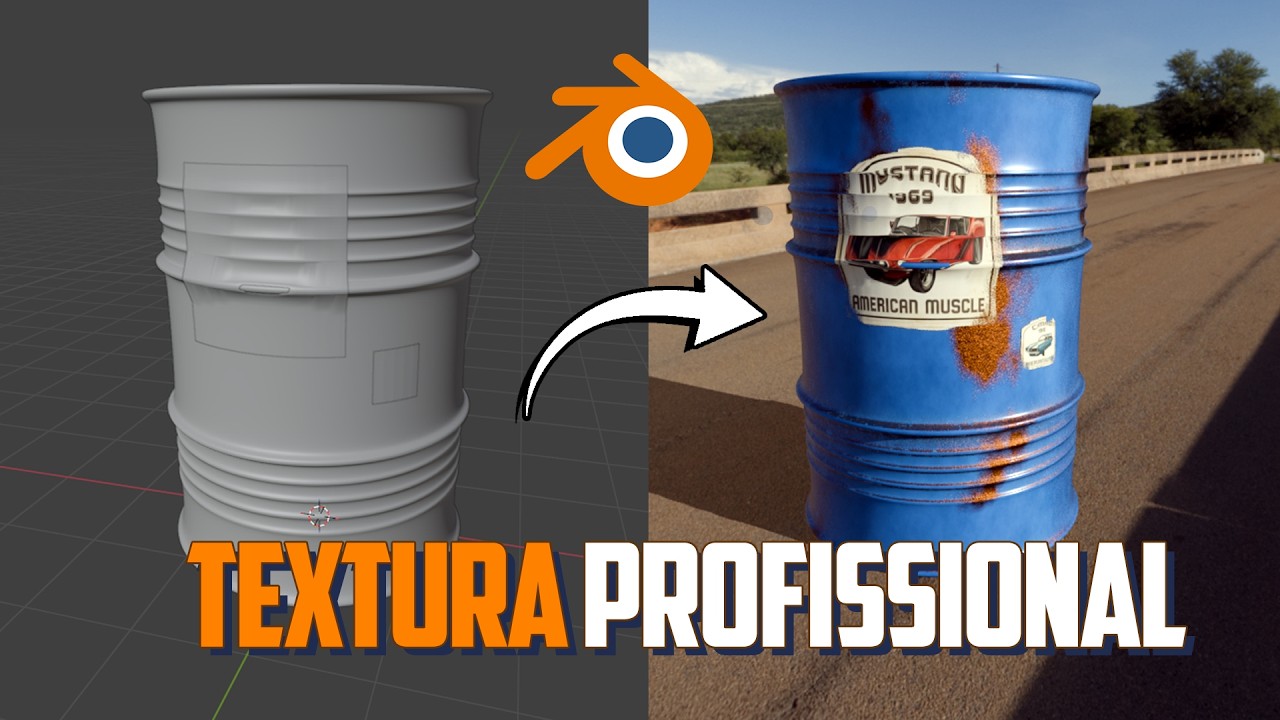 TEXTURAS AVANÇADAS para Iniciantes no Blender!
