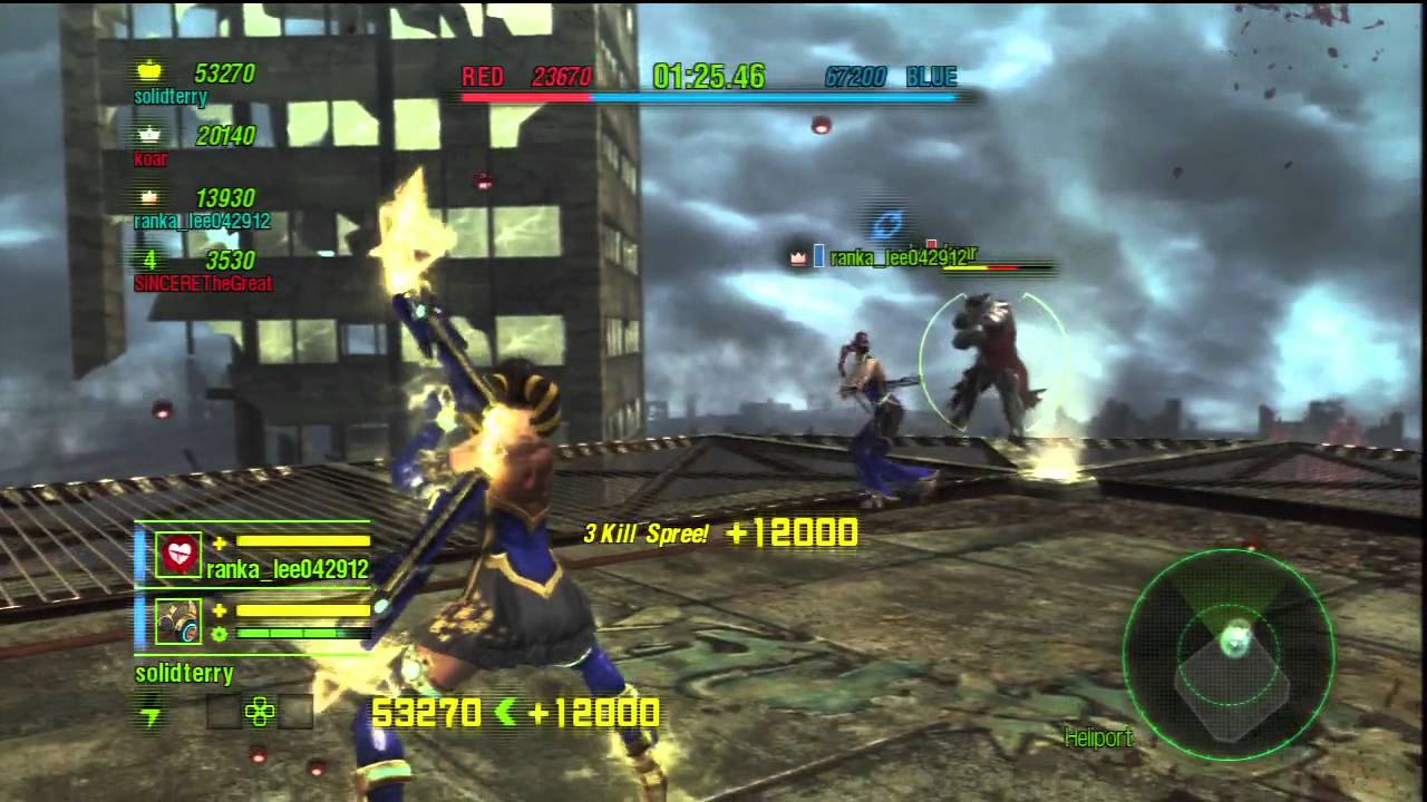 Max Anarchy/Anarchy Reigns Online Tag DeathMatch 2 (Ai Rin & Fei Rin ...
