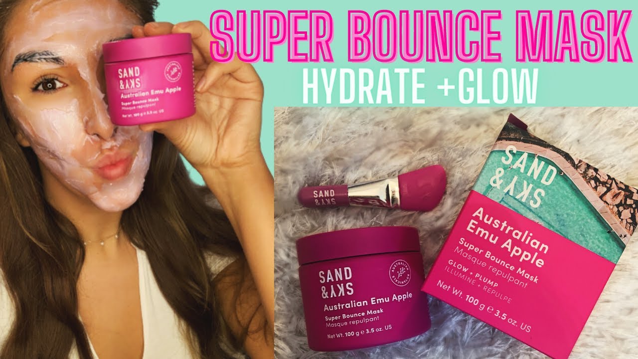NEW Sand&Sky SUPER BOUNCE MASK| my Oily skin drank this up!|YOU NEED