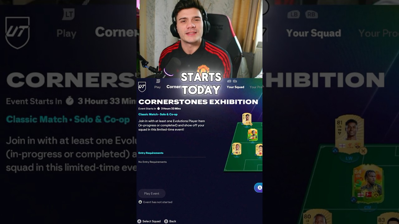 Cornerstones Exhibition Live event! 🚨 Follow this tip and rate this team! 👇 