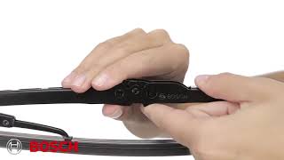 7mm Side Saddle Connection - How to Install Bosch DirectConnect Conventional Wiper Blades