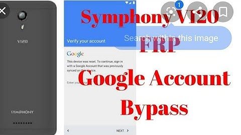 Symphony  V120  frp bypass without pc very easy 100% work