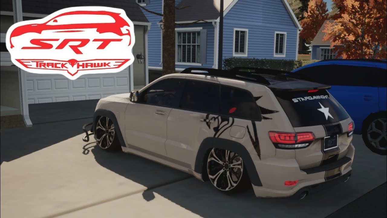 MODIFIED SRT JEEP TRACKHAWK - Car Parking Multiplayer 2 - YouTube