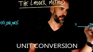 Physics Foundations - Converting Units: The Ladder Method.