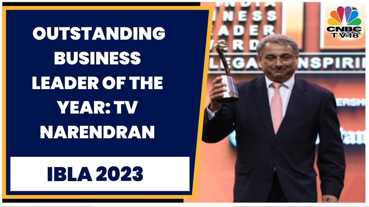 Tata Steel's MD & CEO TV Narendran Wins Outstanding Business Leader of ...
