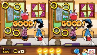 Snoopy Spot the Difference | Levels 121 to 130 | GiftOurPrecious screenshot 4
