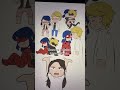 Explaining the love square in miraculous ladybug #miraculousshorts  #art #miraculousladybug