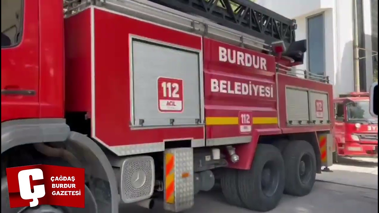 Burdur’da Tatbikat Gerçeğini Aratmadı