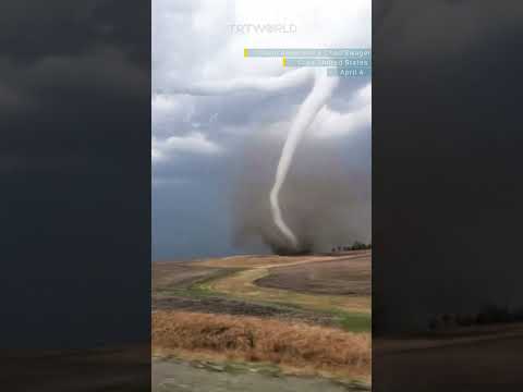 Tornado whips through