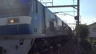 EF210-121牽引貨物列車 魚住~土山間にて2