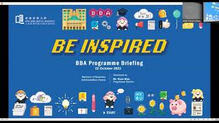 Briefing for Bachelor of Business Adminstration (Hons) (JS2110 & JS2120)