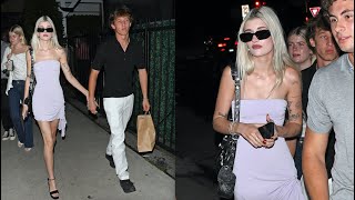 Actor Charlie Sheens Daughter Sami Sheen Grabs Dinner With Boyfriend In Santa Monica