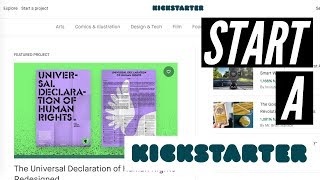 How to Start a Kickstarter