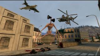 Siren Head vs the Military of the gm_fork City! - Garry's Mod