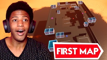 I created my FIRST CUSTOM MAP in Splitgate!