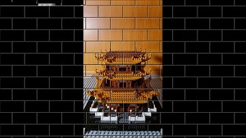 LEGO moc Wuhan Yellow Crane Tower Timelaps build with 4000pcs