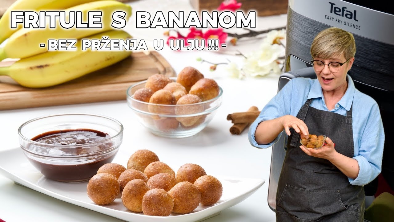 Okruglice s bananom od samo 3 sastojka!!! 🍌 | Tefal Easy Fry
