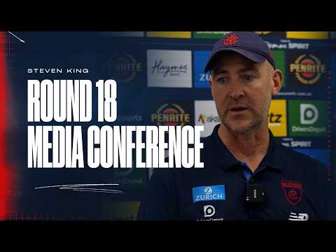 Round 18 | Media Conference | Steven King