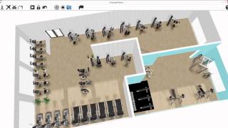 ECDESIGN 3D gym design software screenshot 2