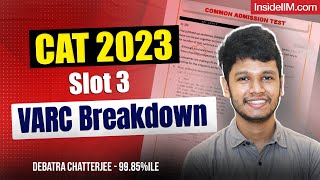 CAT 2023 Slot 3 VARC Breakdown: Tips from a 99.85 Percentiler screenshot 3