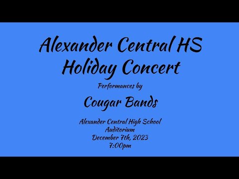 Alexander Central High School Holiday Concert