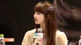 Download Lagu 101227 Dream High Press Conference - miss A Suzy interview Cut MP3