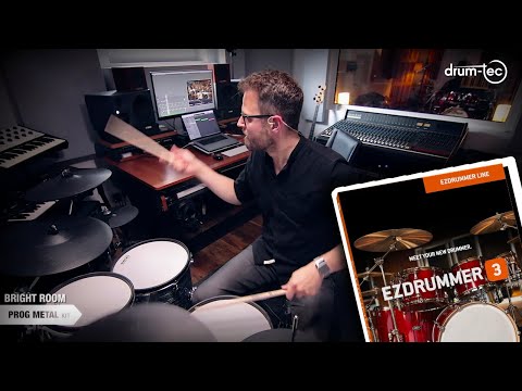 Toontrack EZdrummer 3 played with drum-tec electronic drums & Roland TD-17