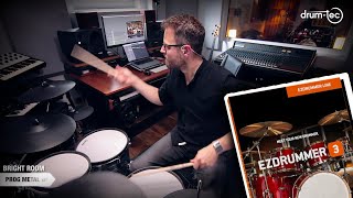 Toontrack EZdrummer 3 played with drum-tec electronic drums & Roland TD-17