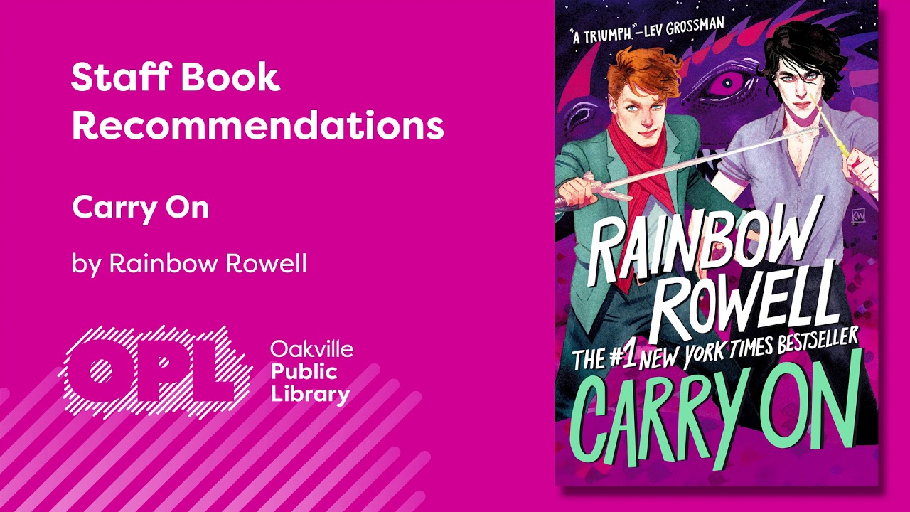 Book Talks Carry On by Rainbow Rowell YouTube